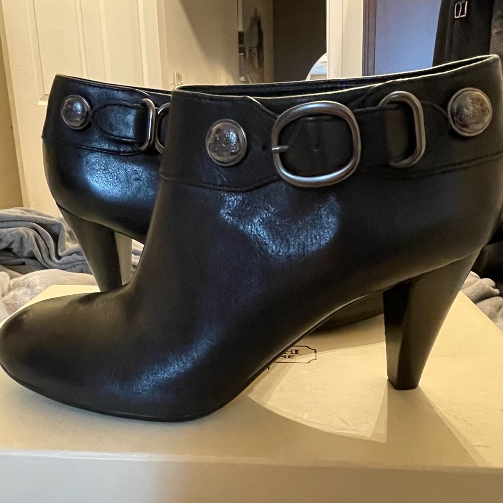 Coach black booties - W 9